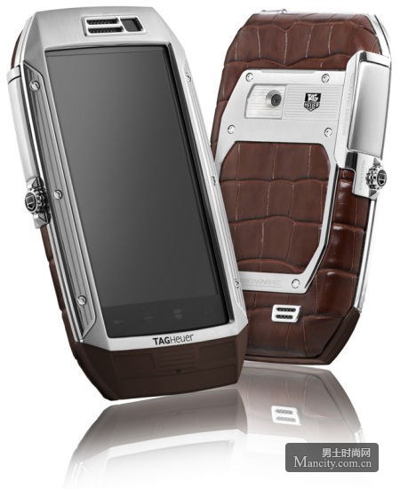 ����TAG Heuer LINK - Stainless steel &Red Caron Leather